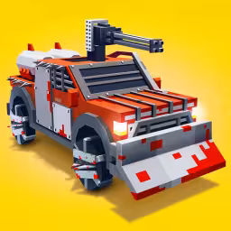 Zombie Derby: Blocky Roads