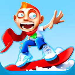 Skiing Fred